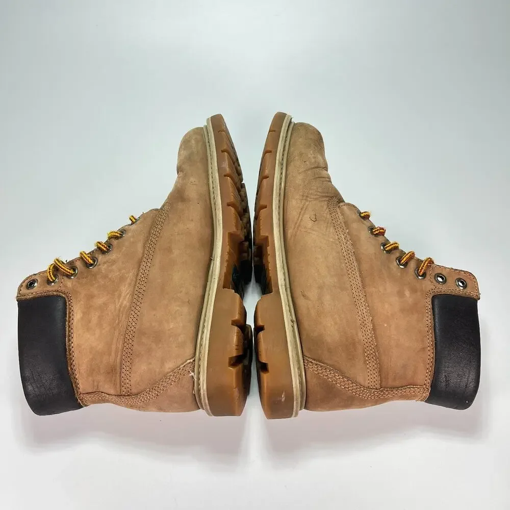 Colorado Light Brown Leather Durable Construction Safety Work Boots Men's Sz 9.5 - Picture 6 of 10